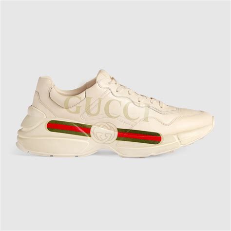 Men's Rhyton sneaker with Gucci logo 